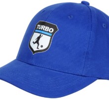Czapki niebieskie z logo