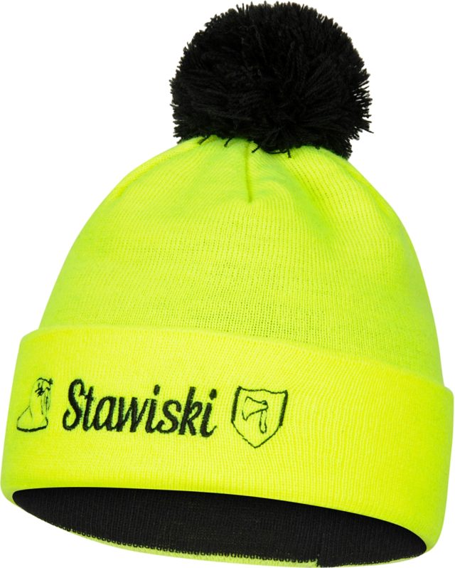 Czapki zimowe neon