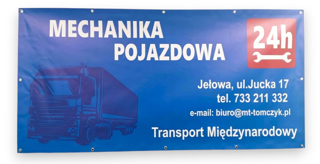 Baner reklamowy Mechanika