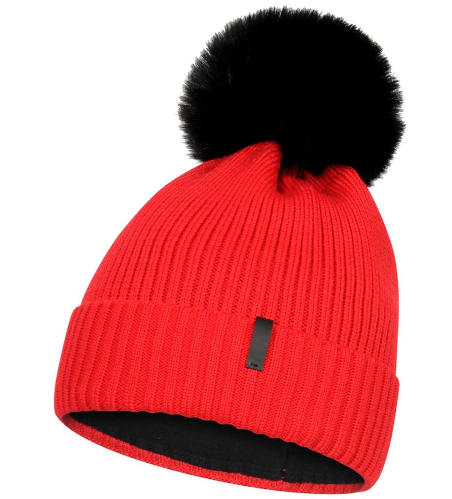 Czapki merino z pomponem Czapki merino z pomponem