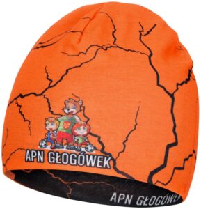 Czapki odwracane pomarańczowe