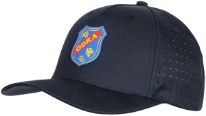 Czapki z dziurkami granatowe