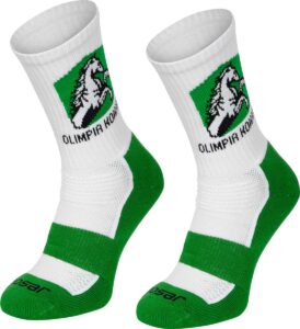 Skarpety sportowe z uproszczonym logo Olimpia Kowary