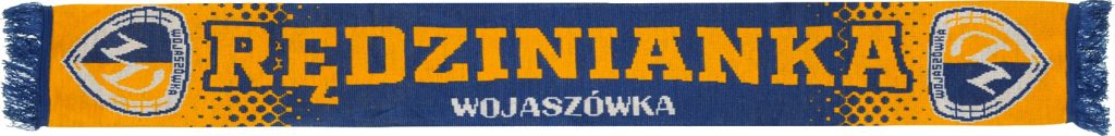 Szaliki dziane w kolorze stalowo-niebieskim